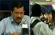 CD, shoe hurled at Delhi CM Arvind Kejriwal during press conference